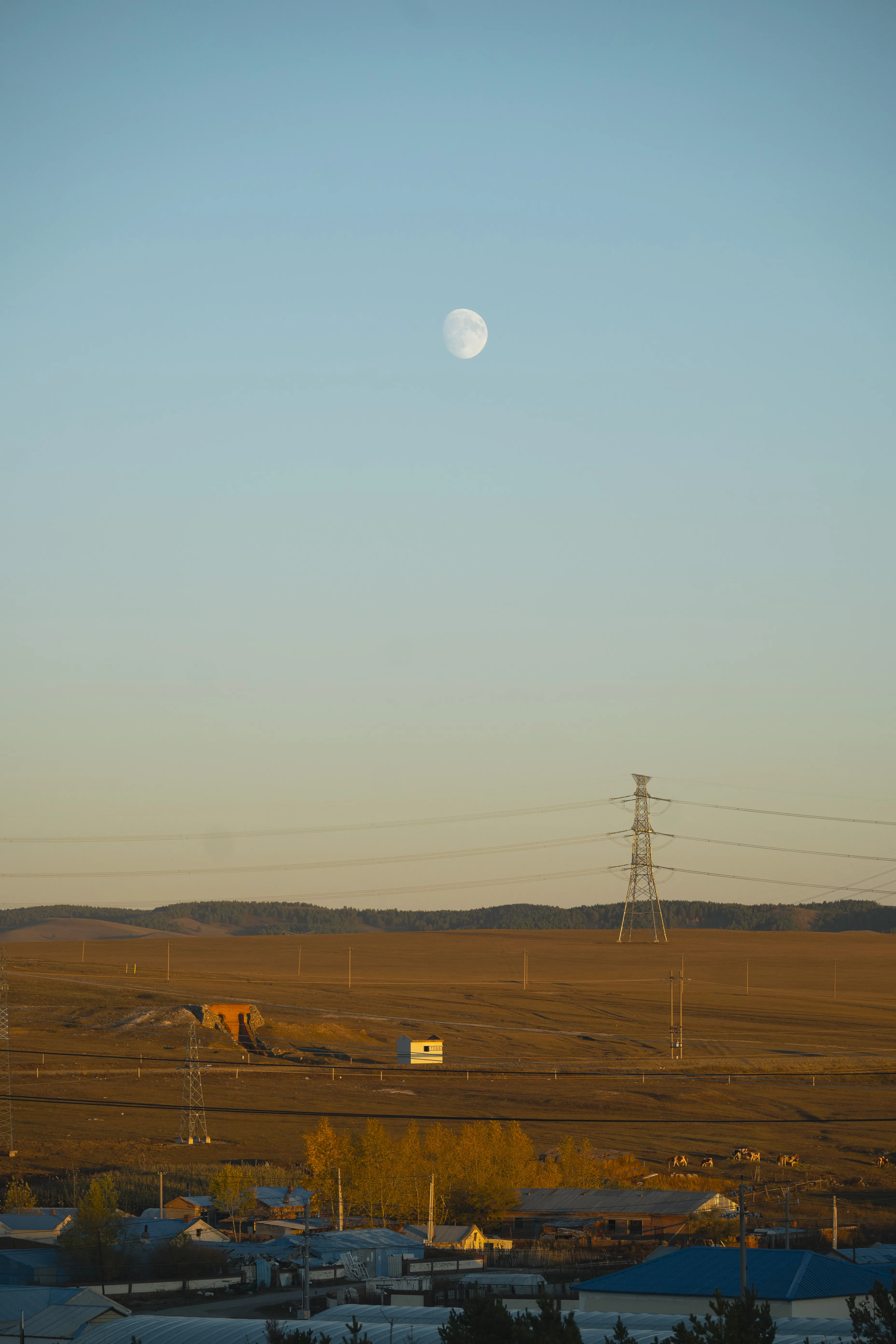 没追上落日，却赶上了悬月